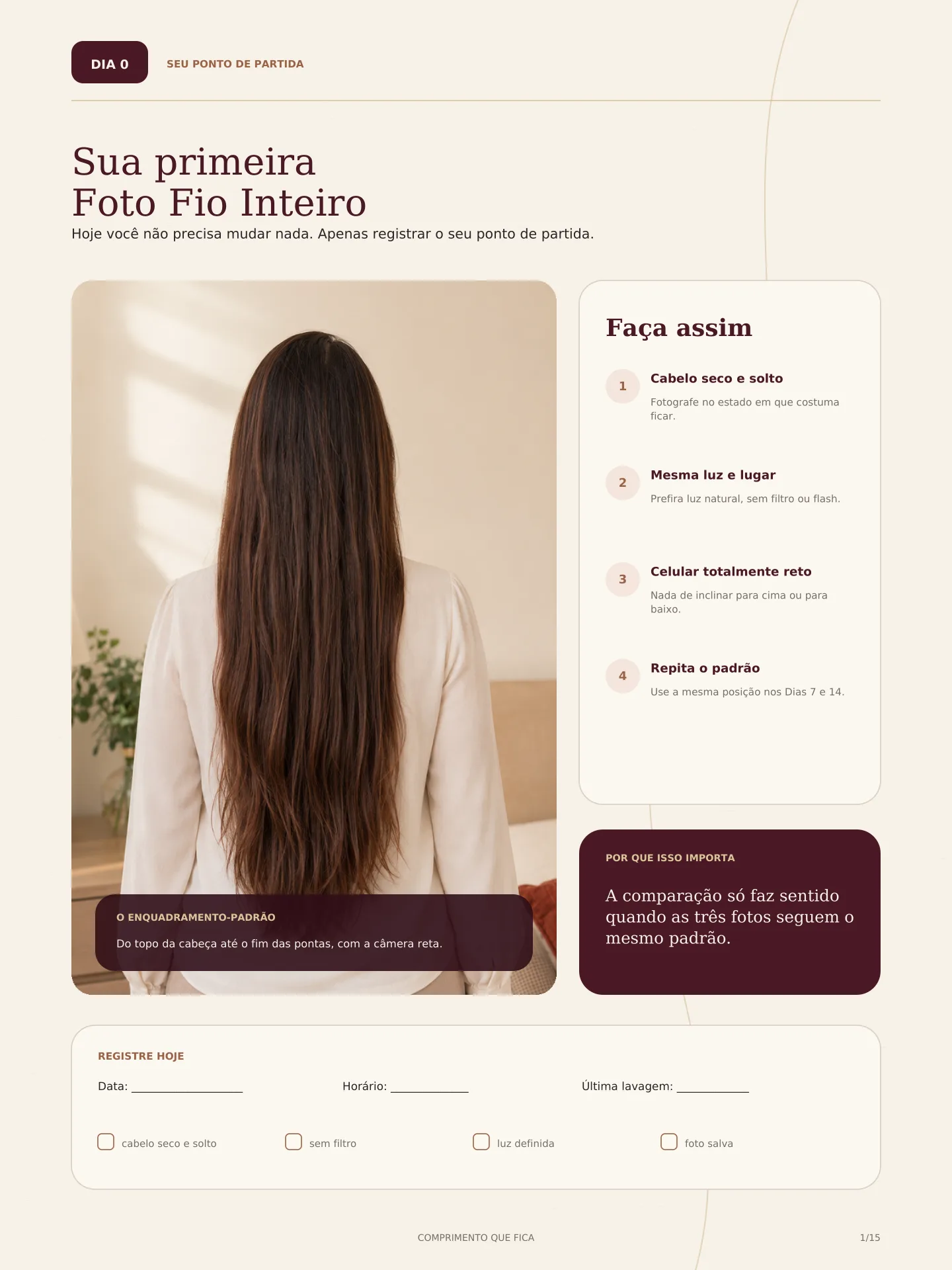 Página do Dia 0: sua primeira Foto Fio Inteiro